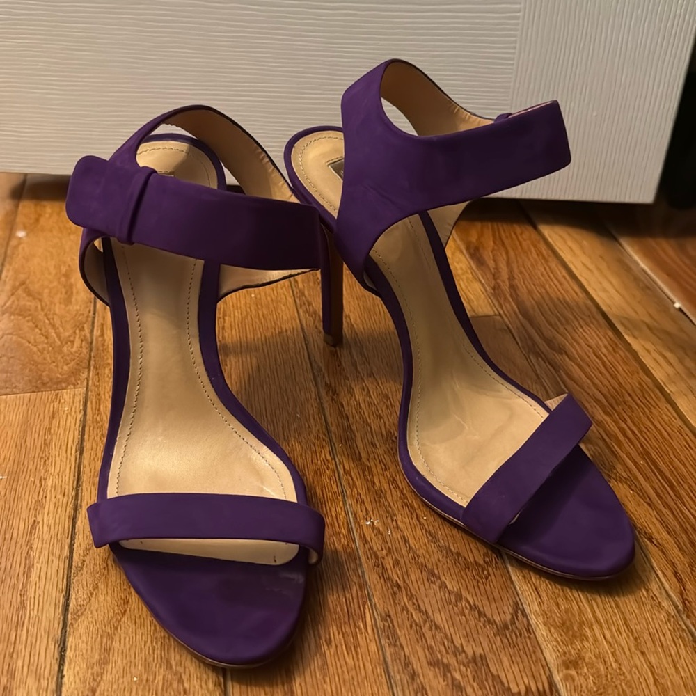 Purple Schutz heels
